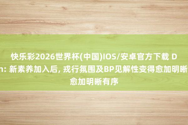 快乐彩2026世界杯(中国)IOS/安卓官方下载 Doran: 新素养加入后， 戎行氛围及BP见解性变得愈加明晰有序